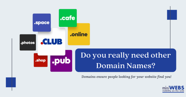 Do you really need other Domain Names?