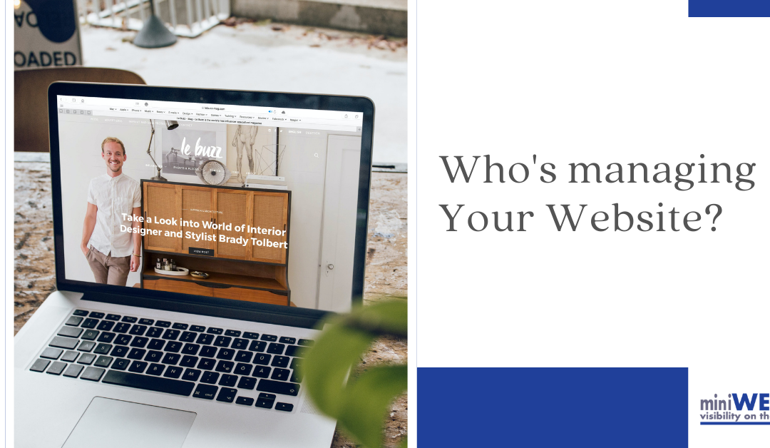 Who is managing your website?