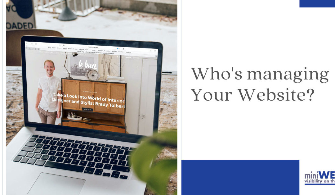 Managing your own website