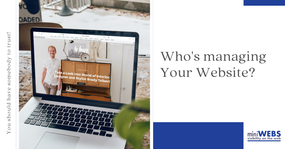 Managing your website